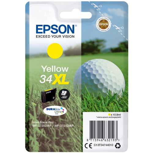 EPSON 34 XL CARTUCCIA INK 10.8 ML GIALLO